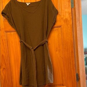Women's Olive Green Short Dress